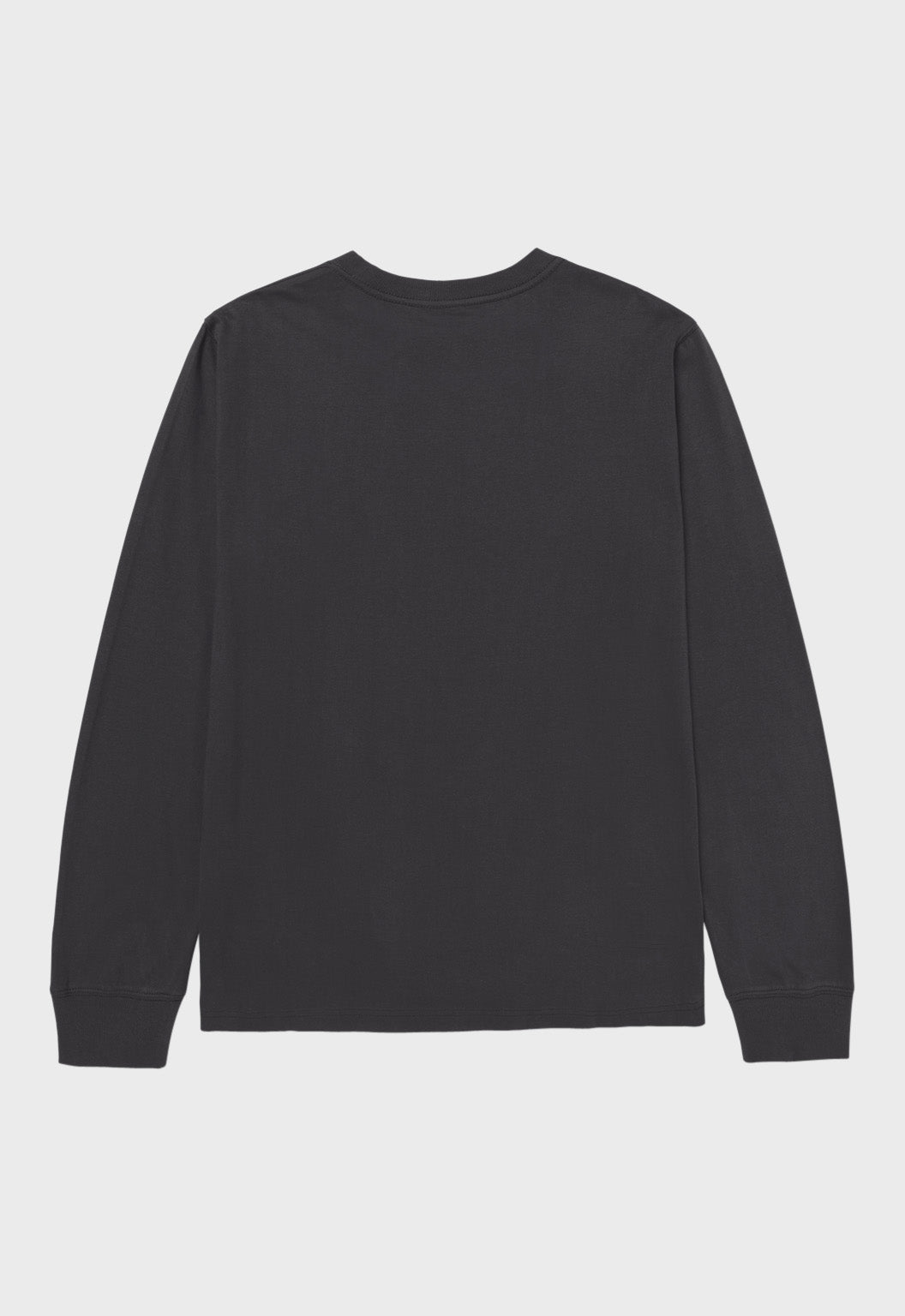 CAT Patch Long Sleeve Tee - Washed Black