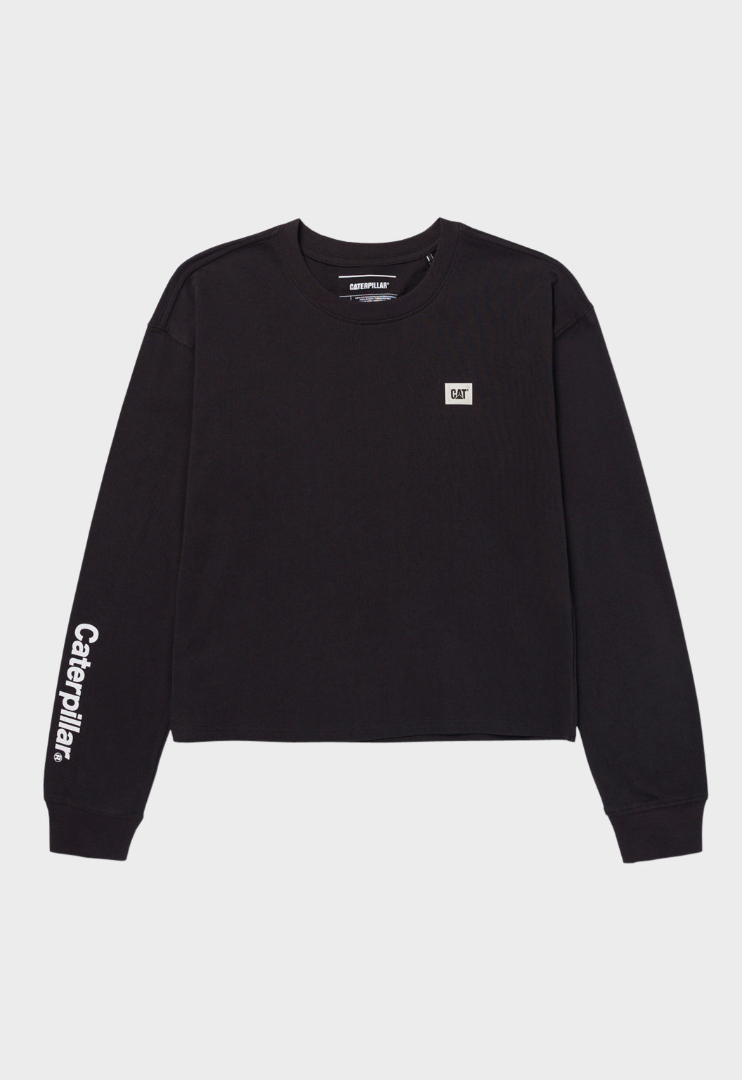 Relaxed Long Sleeve Graphic Tee - Washed Black