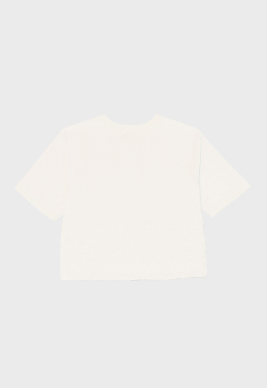 Womens Crop Metallic Graphic Tee - Gardenia | CAT Workwear Australia