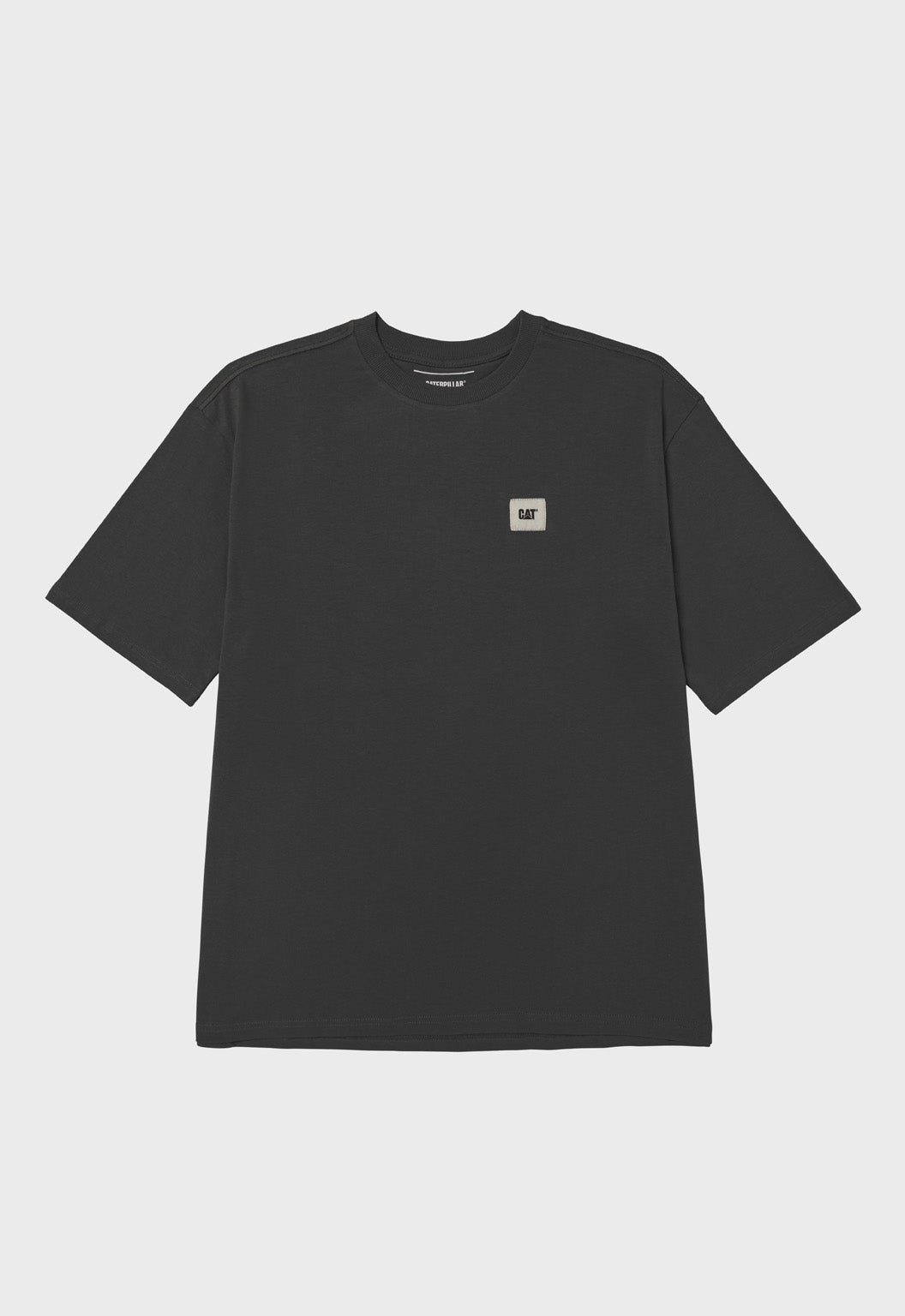 Relaxed Washed Label Tee - Washed Black | CAT Workwear Australia