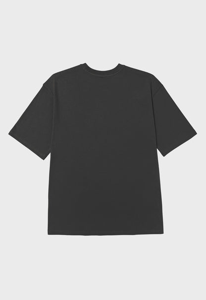 Relaxed Washed Label Tee - Washed Black | CAT Workwear Australia