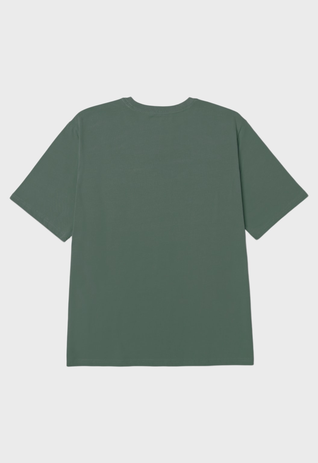 Solid Pocket Label Tee - Duck Green