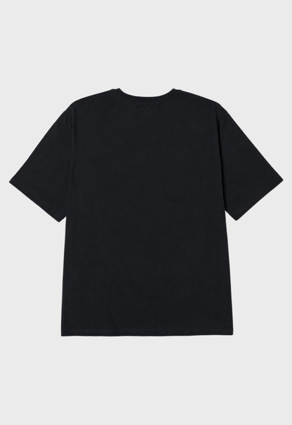 Solid Pocket Label Tee - Pitch Black
