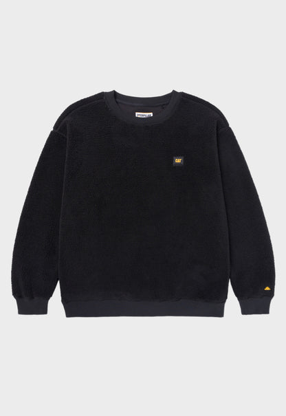 Sherpa Crewneck - Pitch Black