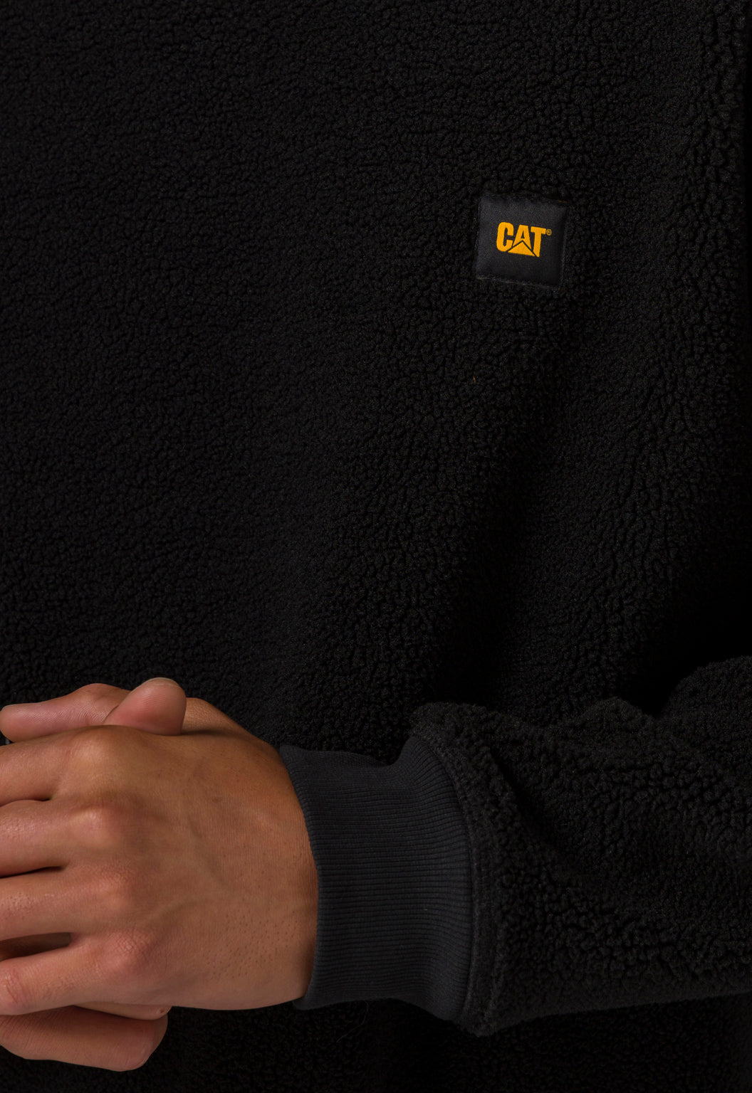 Sherpa Crewneck - Pitch Black