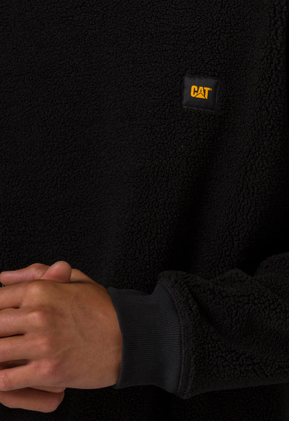 Sherpa Crewneck - Pitch Black