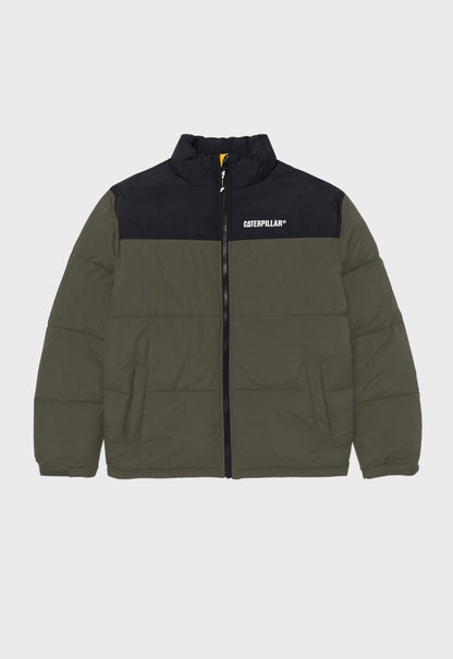 Heavy Weight Insulated Puffer Jacket - Olive Night