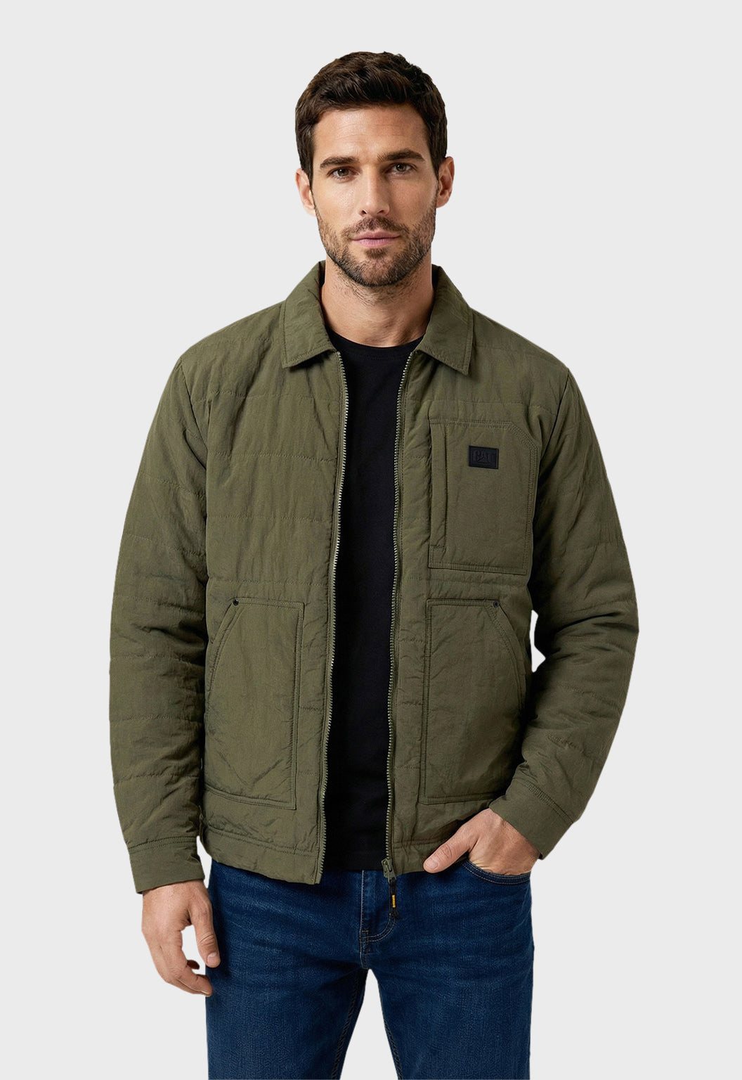 Mid-Weight Insulated Work Jacket - Olive Night