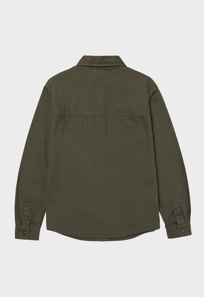 Twill Overshirt - Olive Night