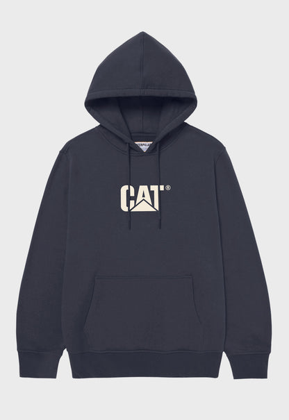 CAT Fleece Pullover Hoodie - Inkwell/Vanilla