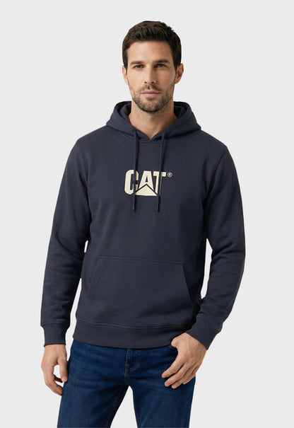 CAT Fleece Pullover Hoodie - Inkwell/Vanilla