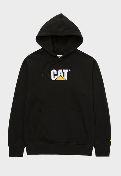 CAT Fleece Pullover Hoodie - Pitch Black TM