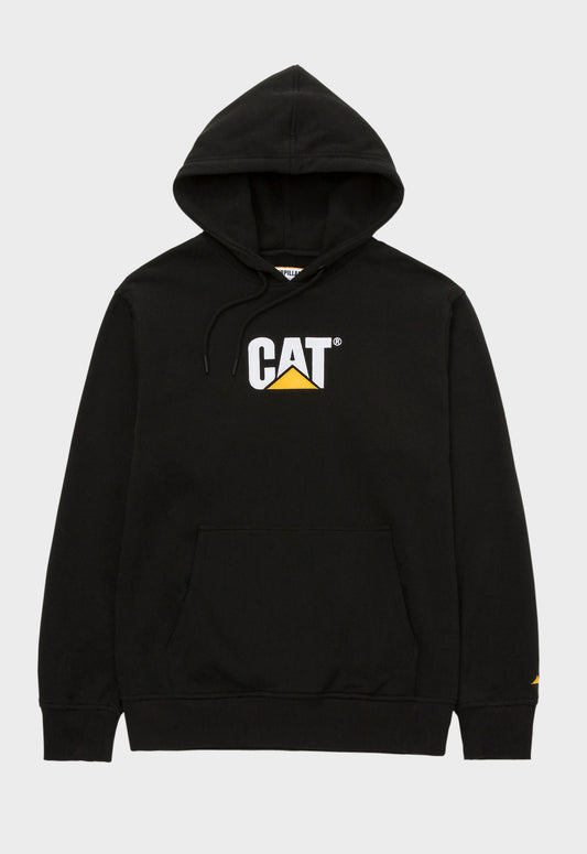 CAT Fleece Pullover Hoodie - Pitch Black TM