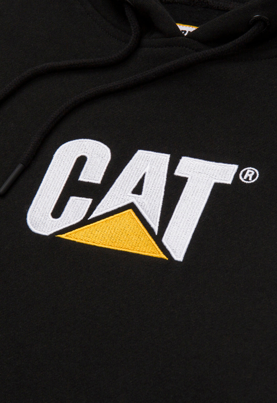 CAT Fleece Pullover Hoodie - Pitch Black TM