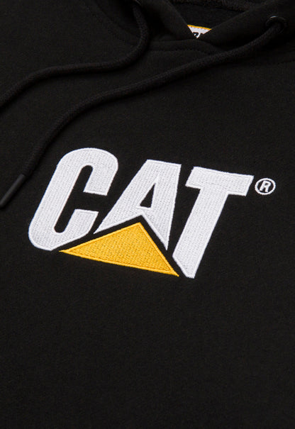CAT Fleece Pullover Hoodie - Pitch Black TM
