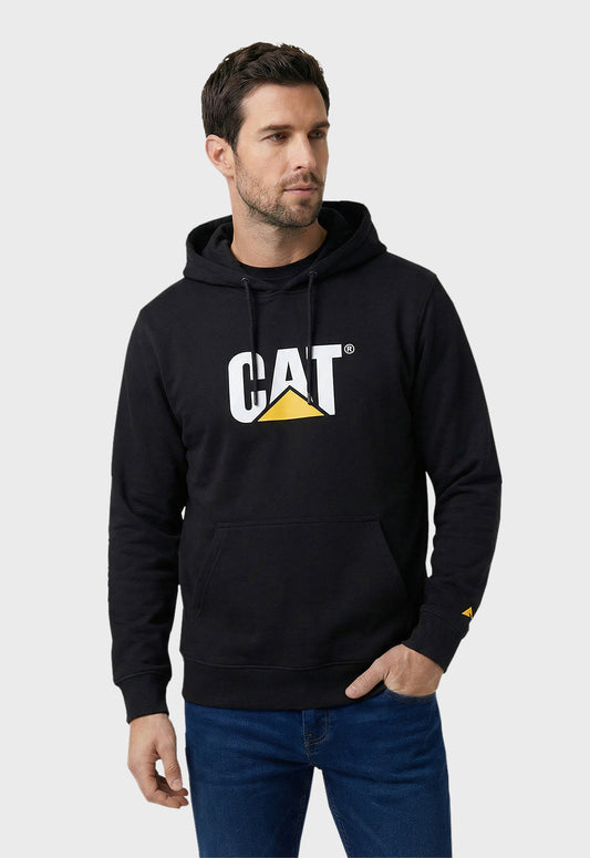 CAT Fleece Pullover Hoodie - Pitch Black TM