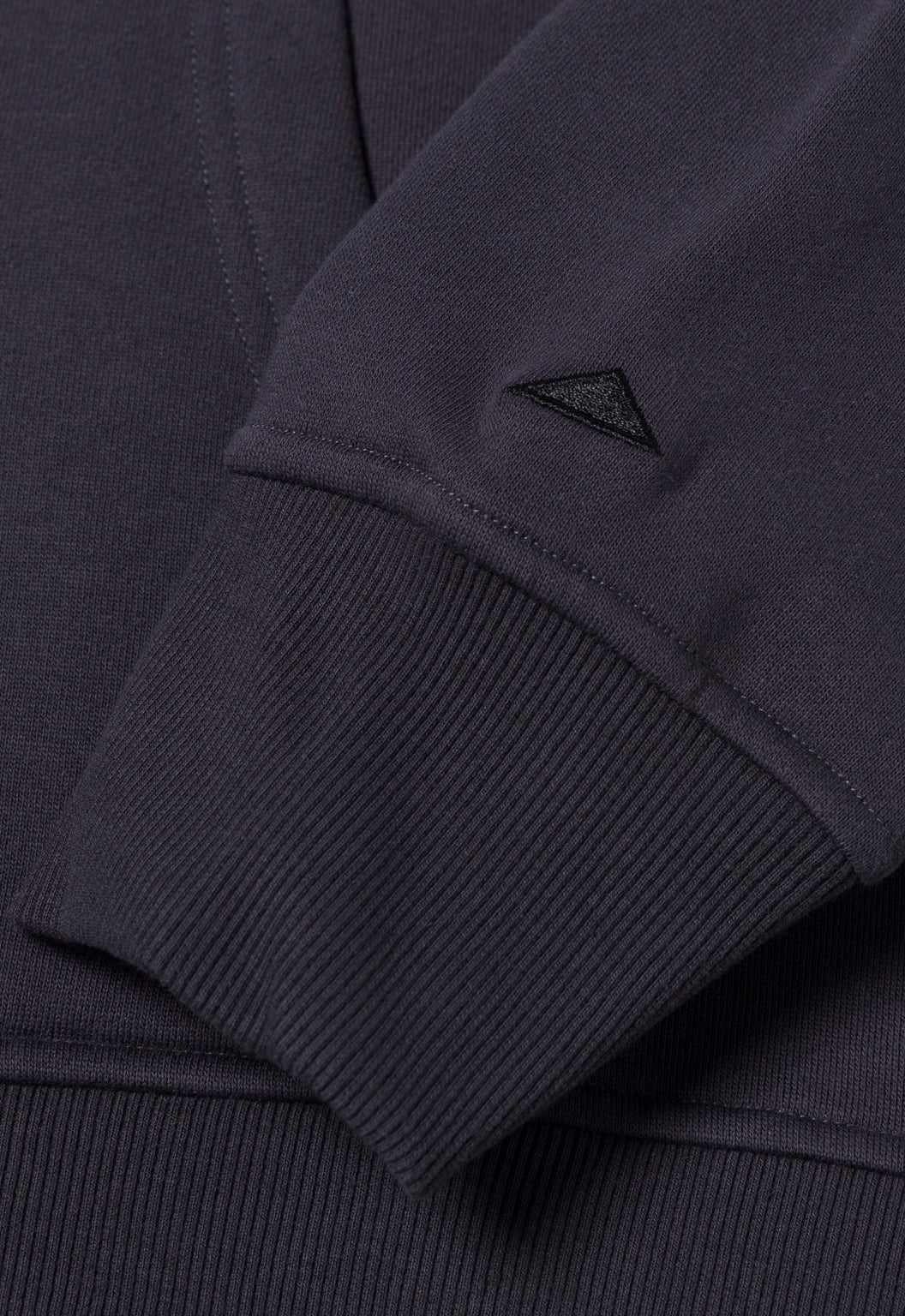 CAT Fleece Pullover Hoodie - Washed Black/Black