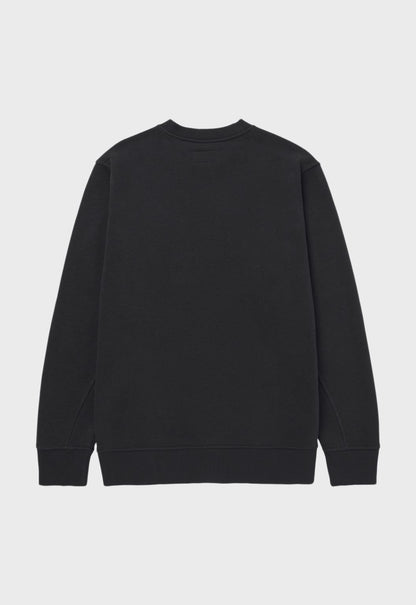 CAT Logo Crewneck Sweatshirt - Pitch Black/Yellow