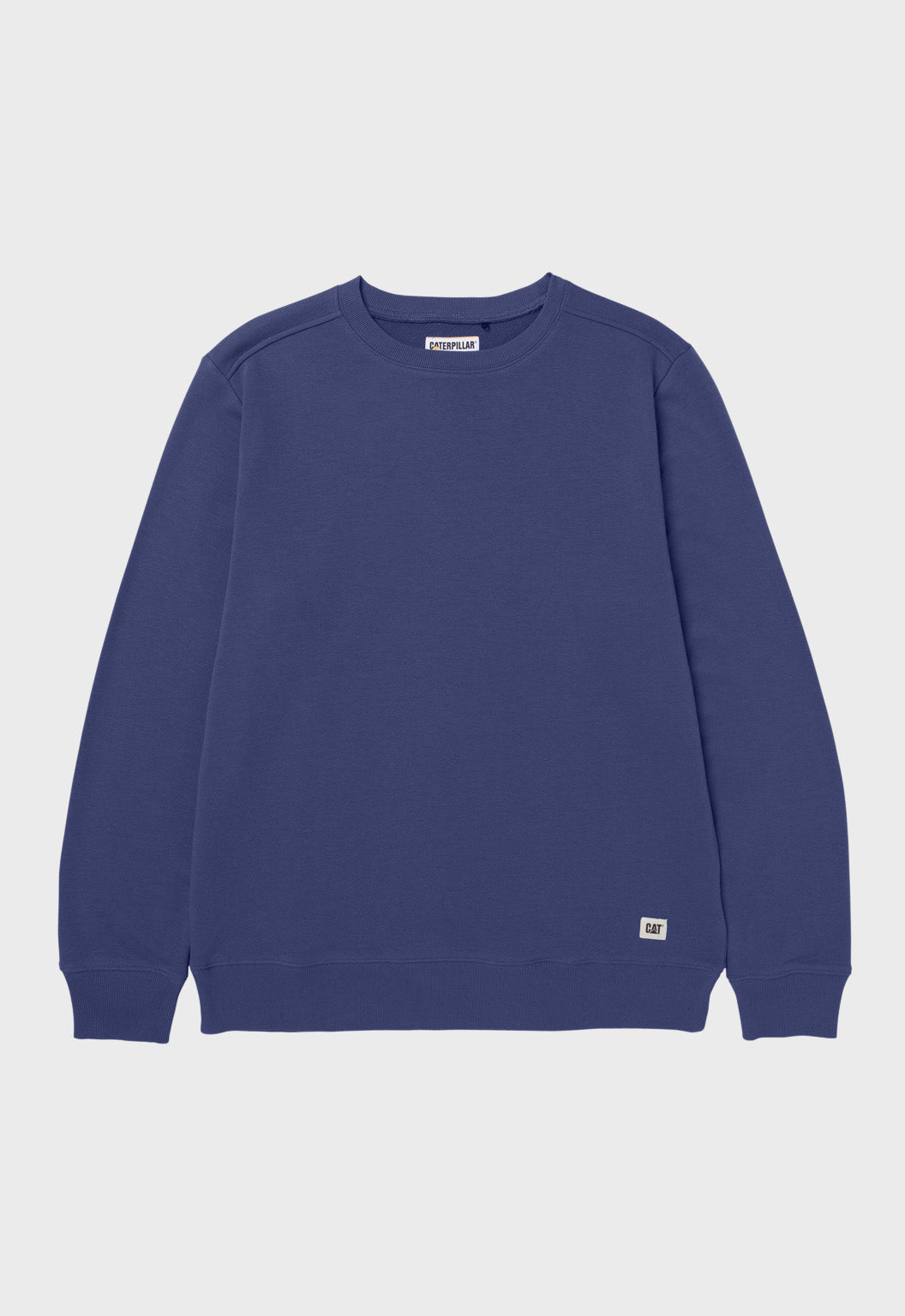CAT Patch French Terry Crewneck - Blue Indigo