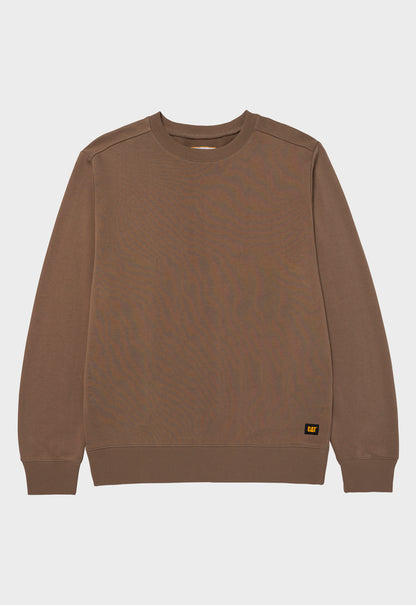 CAT Patch French Terry Crewneck - Fossil