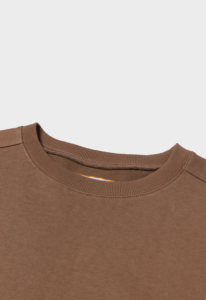 CAT Patch French Terry Crewneck - Fossil