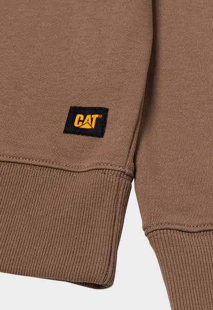 CAT Patch French Terry Crewneck - Fossil