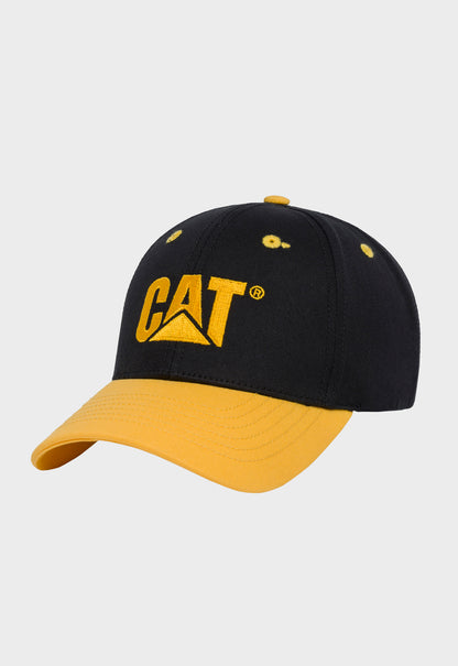 CAT Logo Combination Hat - Pitch Black/Yellow