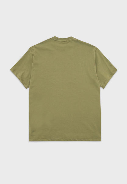Tonal Logo T-Shirt - Capulet Olive - CAT Workwear Australia