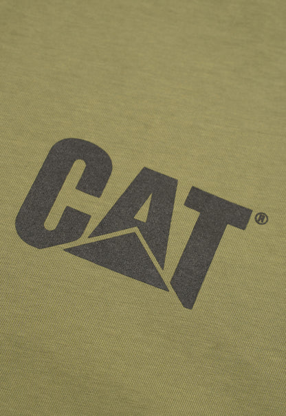Tonal Logo T-Shirt - Capulet Olive - CAT Workwear Australia