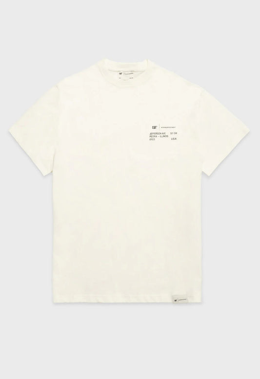 CAT 61630 T-Shirt - Bone