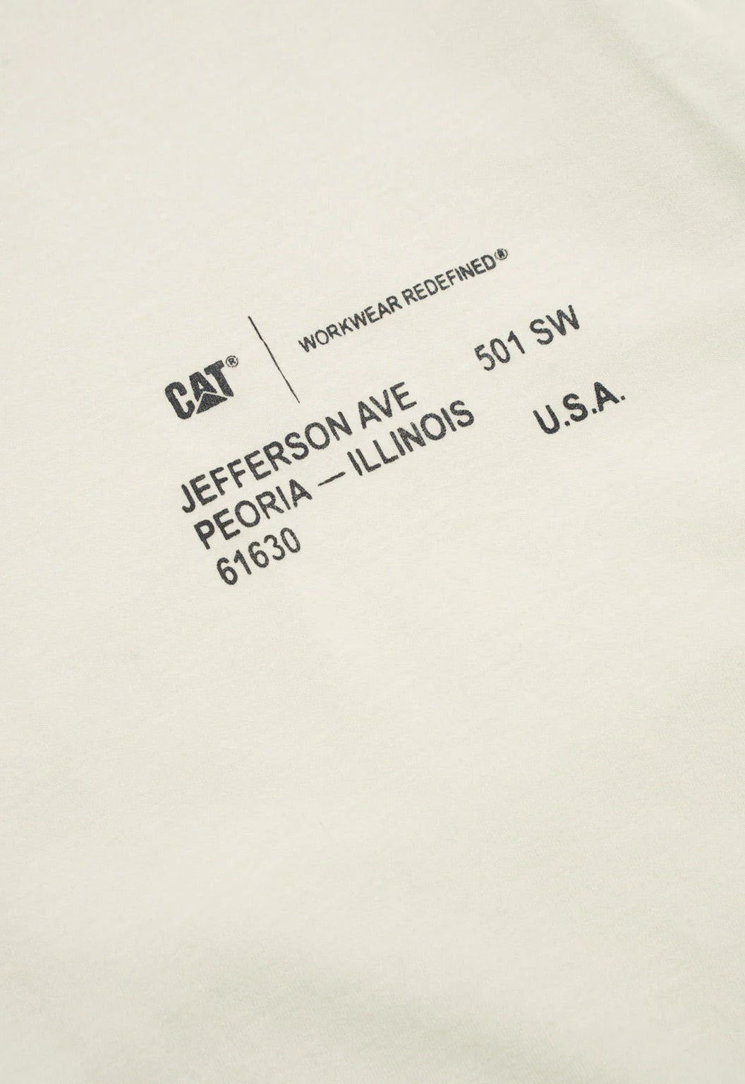 CAT 61630 T-Shirt - Bone