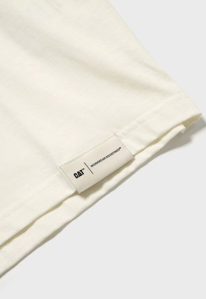 CAT 61630 T-Shirt - Bone