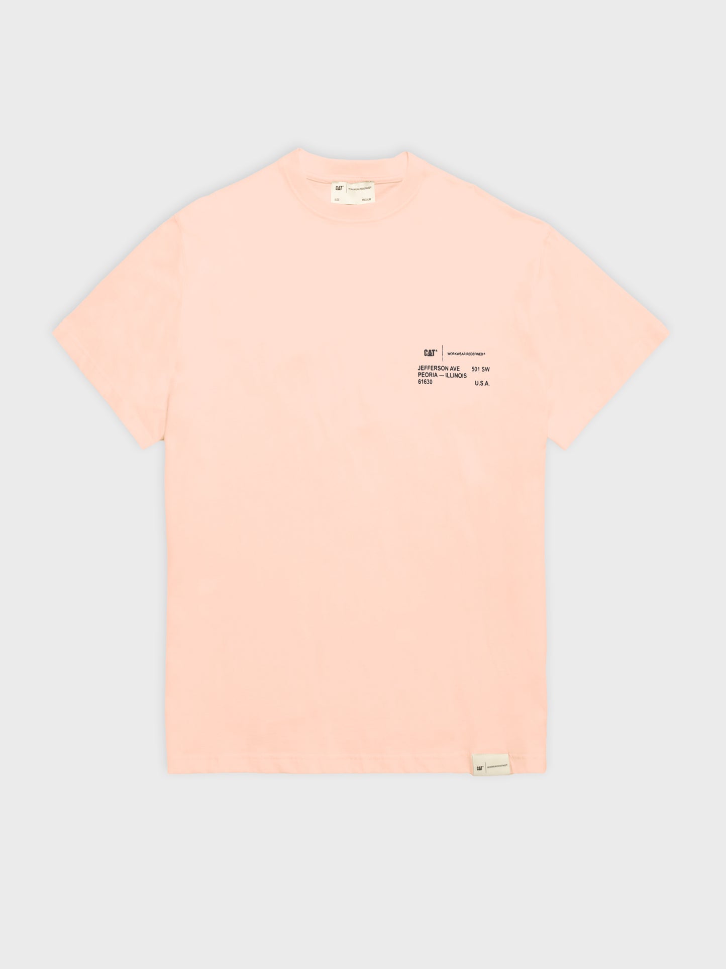 CAT 61630 T-Shirt - Cameo Rose