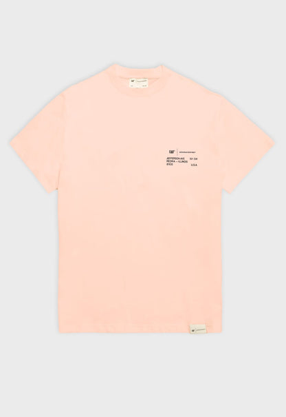 CAT 61630 T-Shirt - Cameo Rose