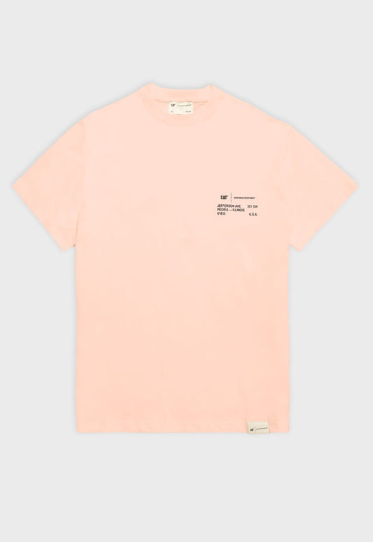 CAT 61630 T-Shirt - Cameo Rose