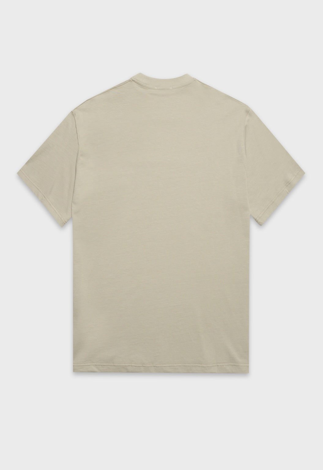 Embroidery Printed T-Shirt - Abbey Stone