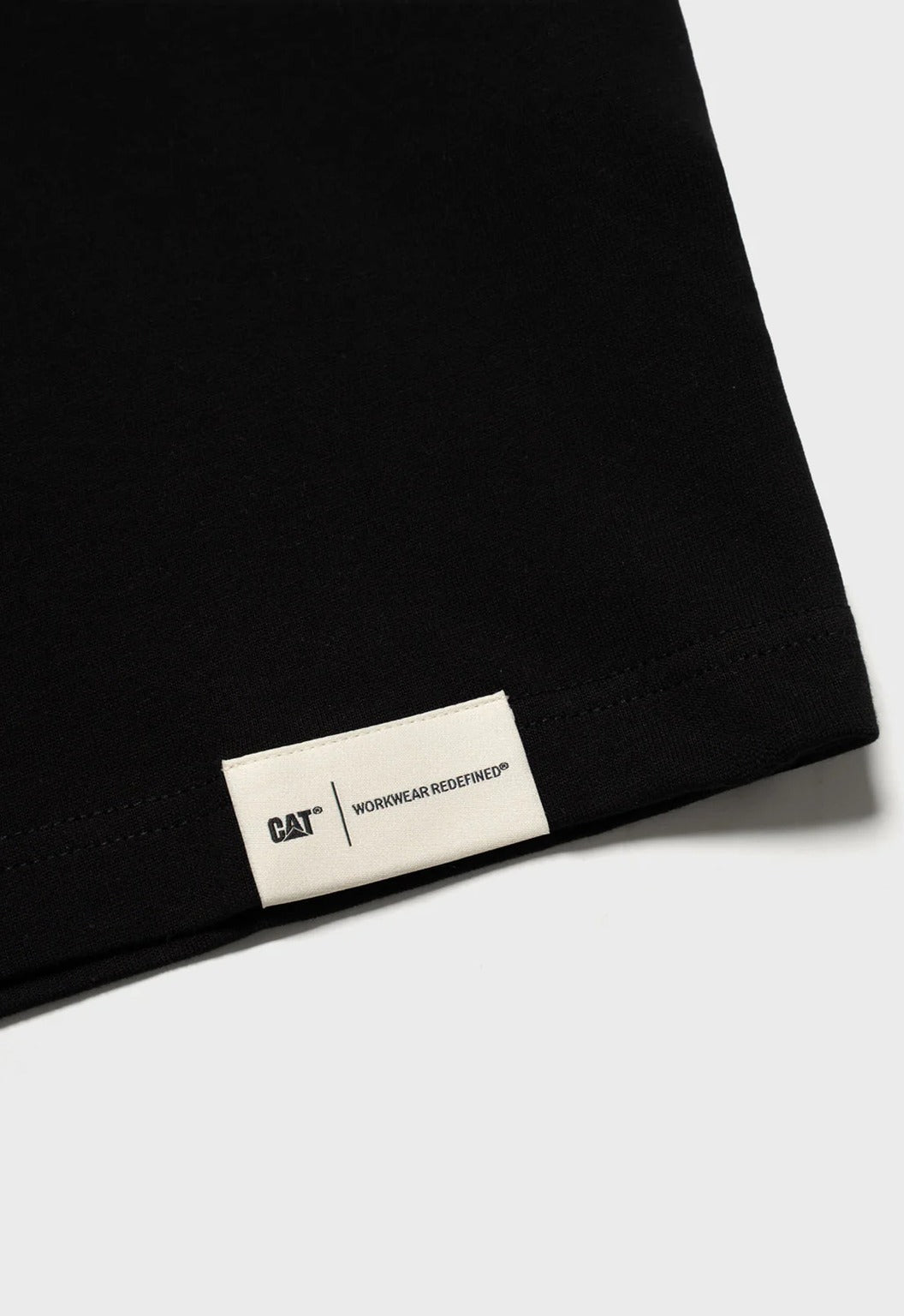 Embroidery Printed T-Shirt - Black