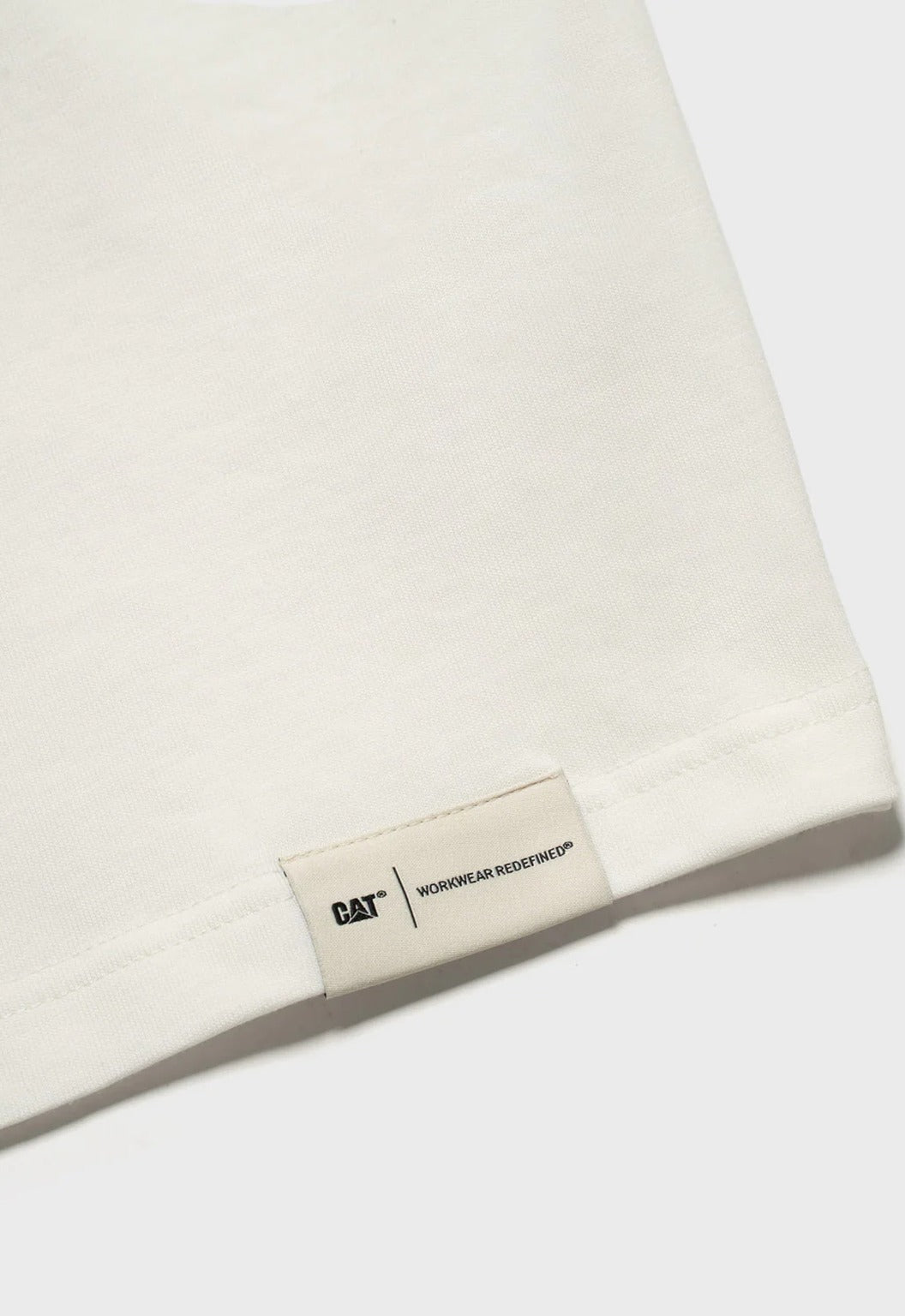 Embroidery Printed T-Shirt - Bone