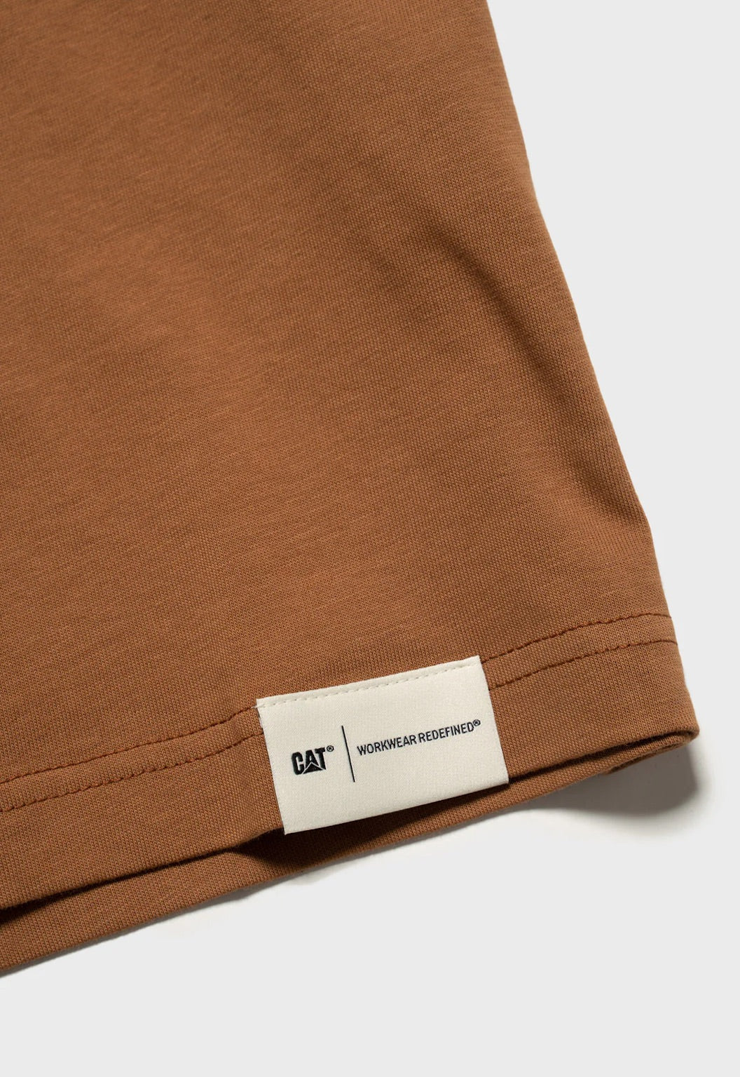 Embroidery Printed T-Shirt - Camel