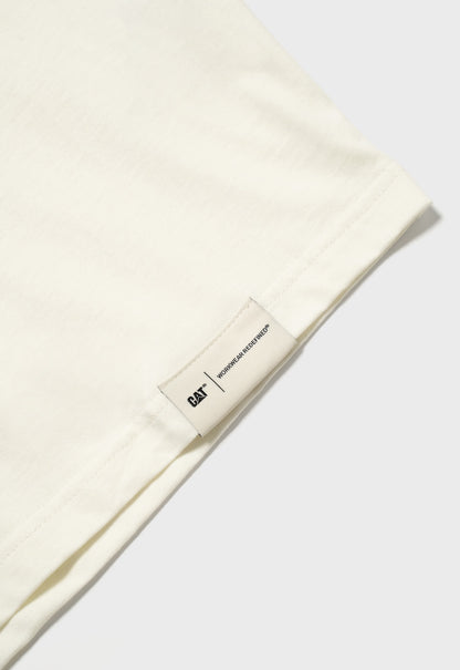 Label T-Shirt -  Bone