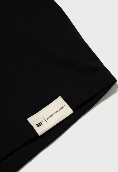 Label T-Shirt -  Black