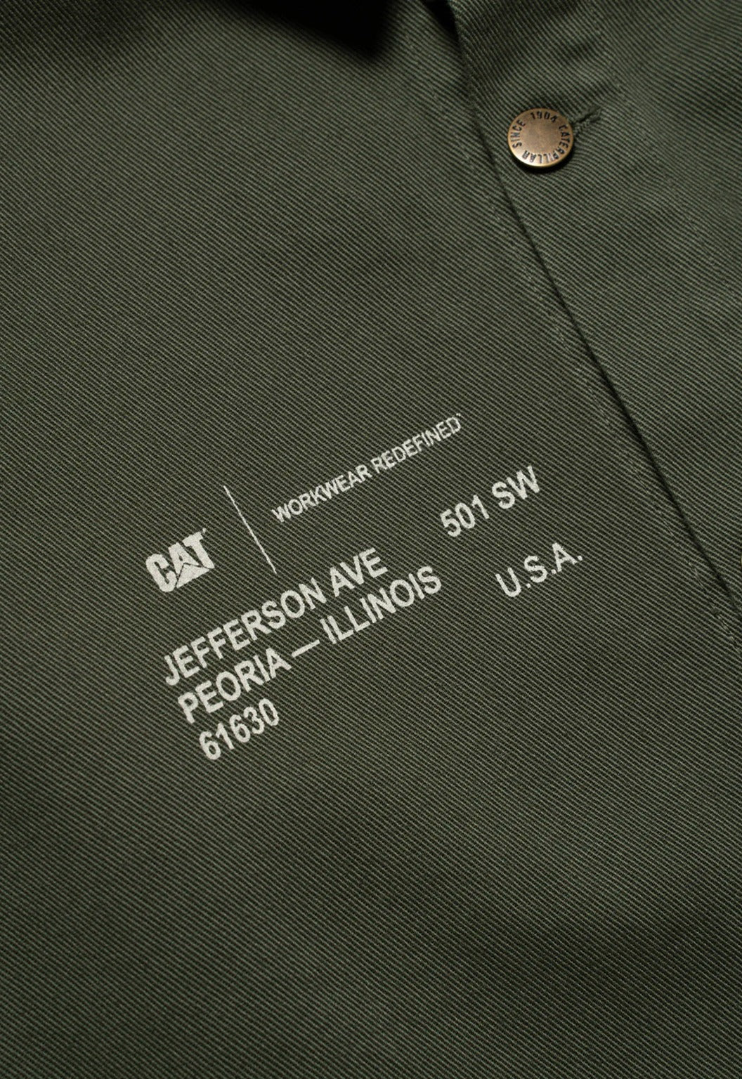 Printed Twill Overshirt - Beetle