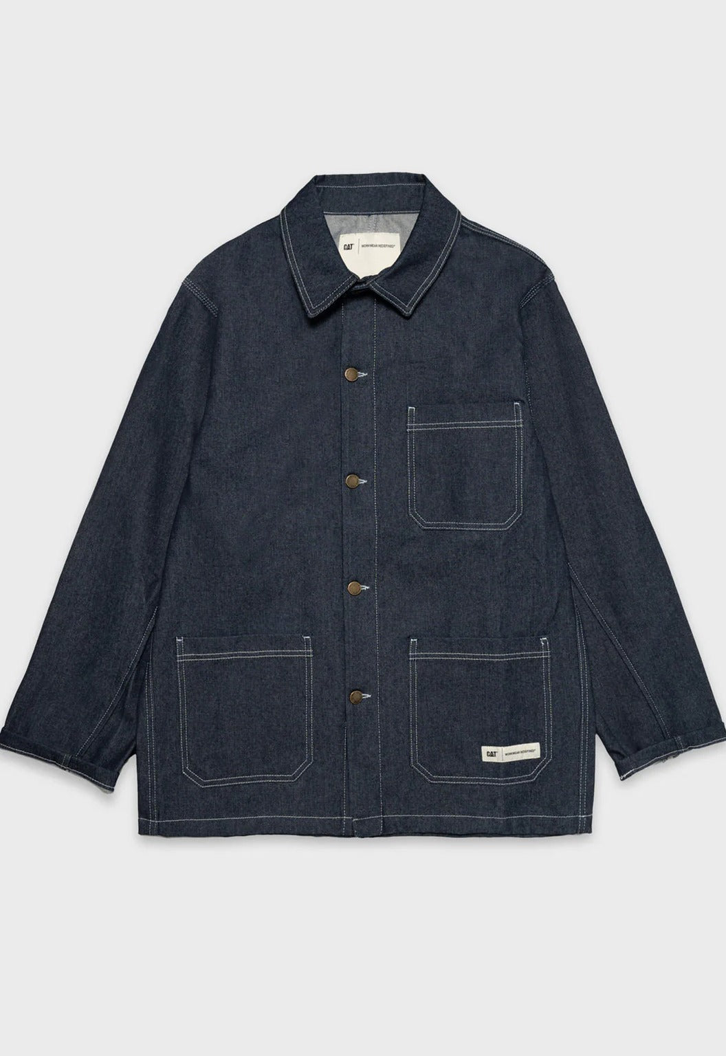 Denim Raw Overshirt - Raw Unwashed