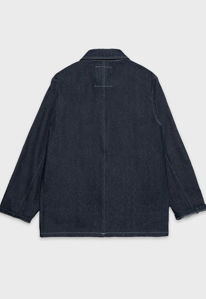 Denim Raw Overshirt - Raw Unwashed