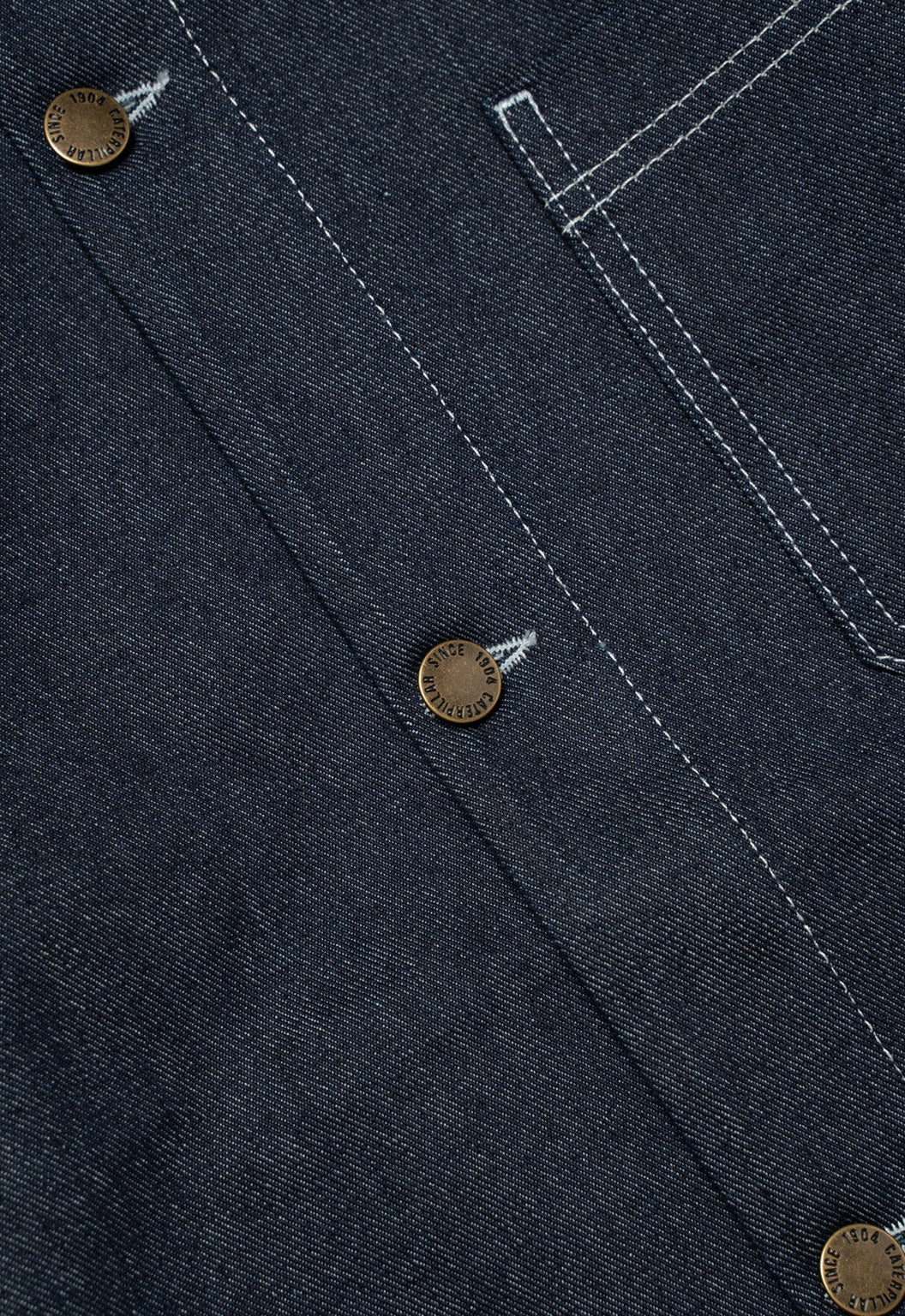Denim Raw Overshirt - Raw Unwashed