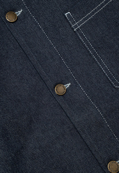 Denim Raw Overshirt - Raw Unwashed