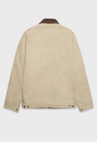 Peoria Printed Canvas Jacket - Abbey Stone
