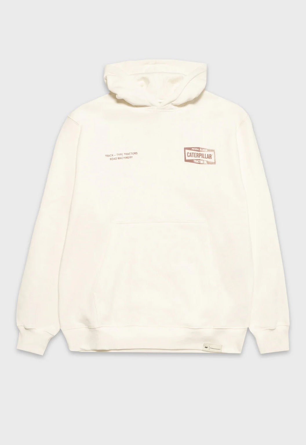 Road Machinery Fleece Hoodie - Bone