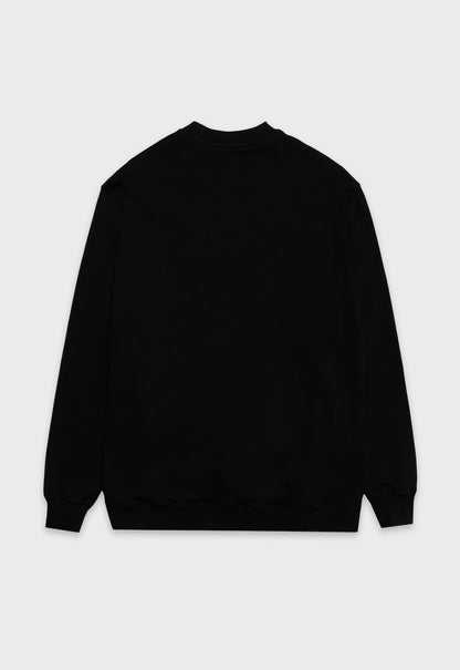 61630 Fleece Crewneck - Black