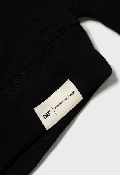 61630 Fleece Crewneck - Black